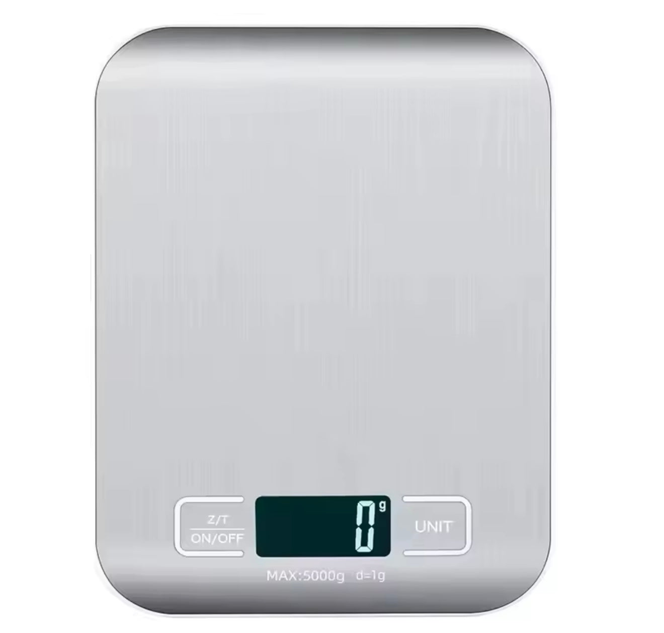 Balance de Cuisine Numérique en Acier Inoxydable - 5 kg